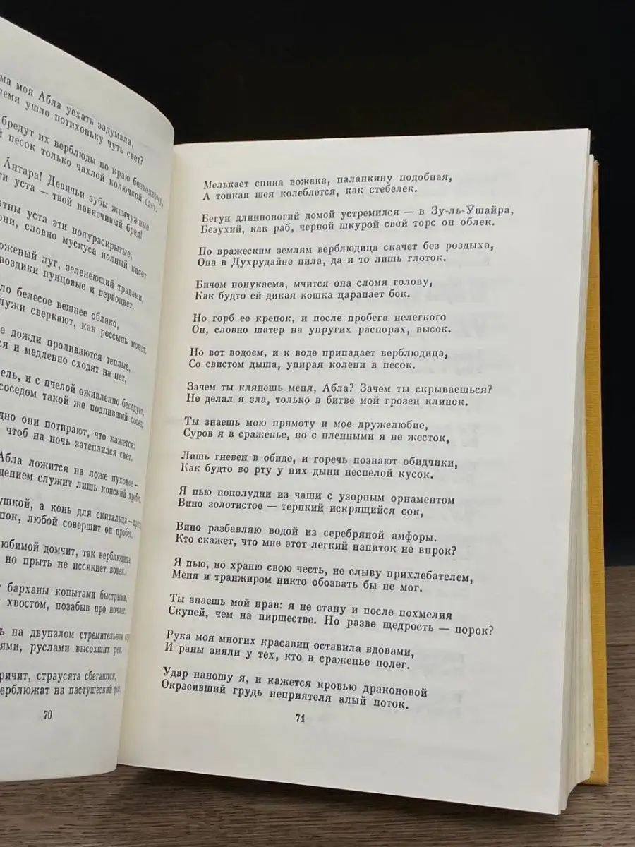 Художественная Литература Арабская поэзия средних веков