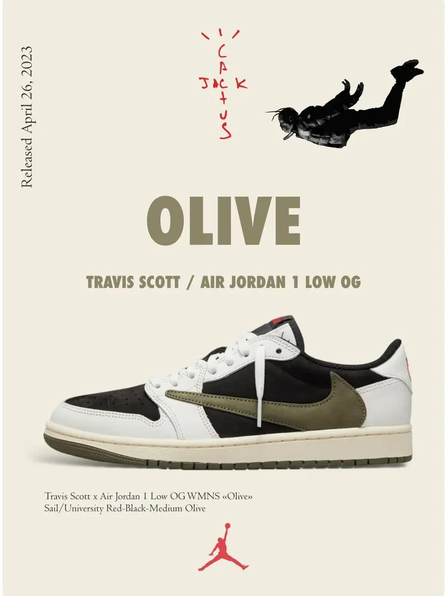 Air Jordan Travis Scott  - milie Zahno  Artmajeur