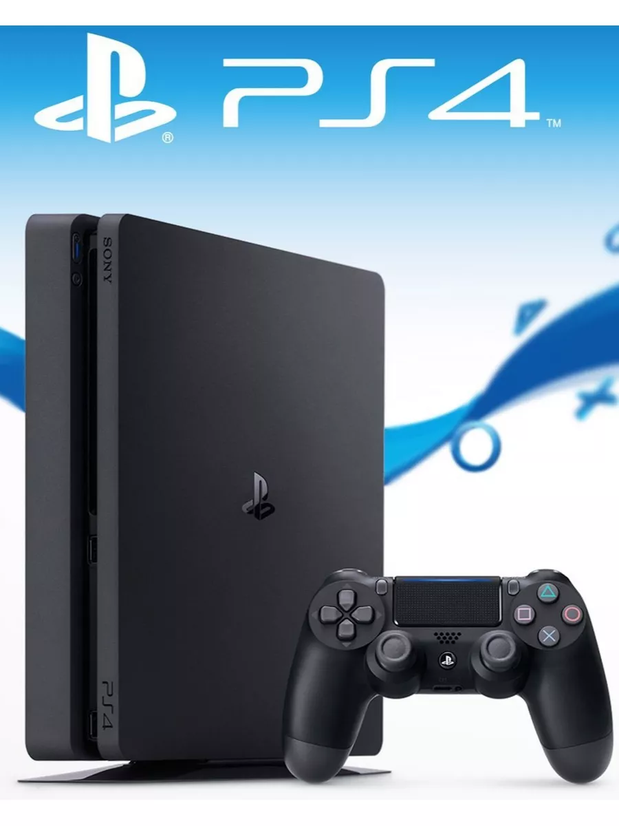 Игровая консоль PlayStation 4 Slim 2216A - 1000Gb Sony купить по цене 1  388,36 р. в интернет-магазине Wildberries в Беларуси | 160566148