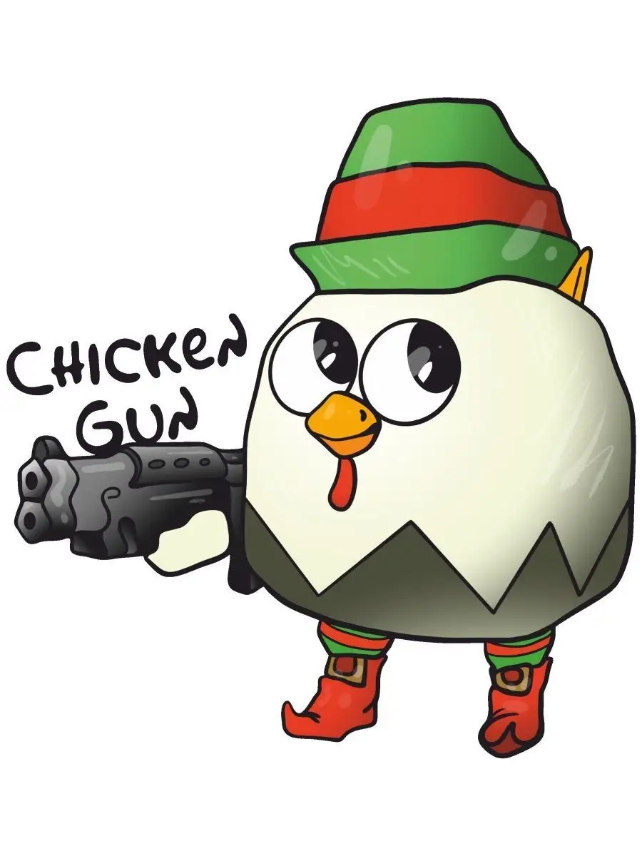 Футболка Chicken Gun Чикен Ган