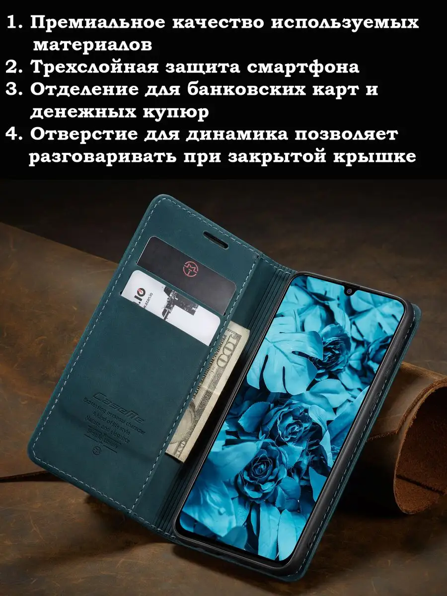 Чехол-книжка для Xiaomi Redmi 12C Сяоми редми 12С KiRu купить по цене 319 ₽  в интернет-магазине Wildberries | 160934172