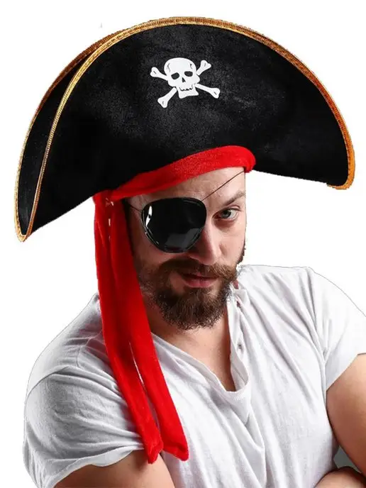 Как сделать треуголку пирата. How to make a pirate's cocked hat