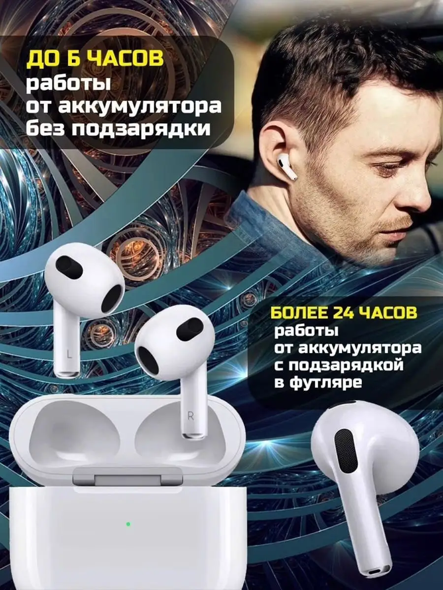 Наушники беспроводные A.Pods 2, 3, Pro, Pro2 ShopOpt купить по цене 884 ₽ в  интернет-магазине Wildberries | 161264496