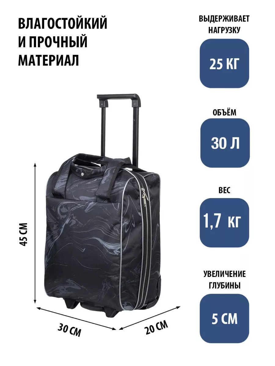 Чемодан S ручная кладь маленький 40*30*20 см Falkon купить по цене 5 034 ₽  в интернет-магазине Wildberries | 161319569