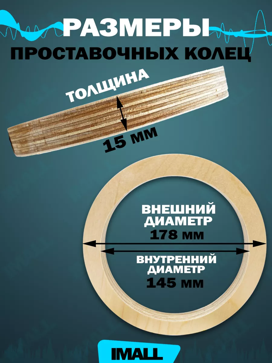 Проставочные кольца 16 - 16,5 см