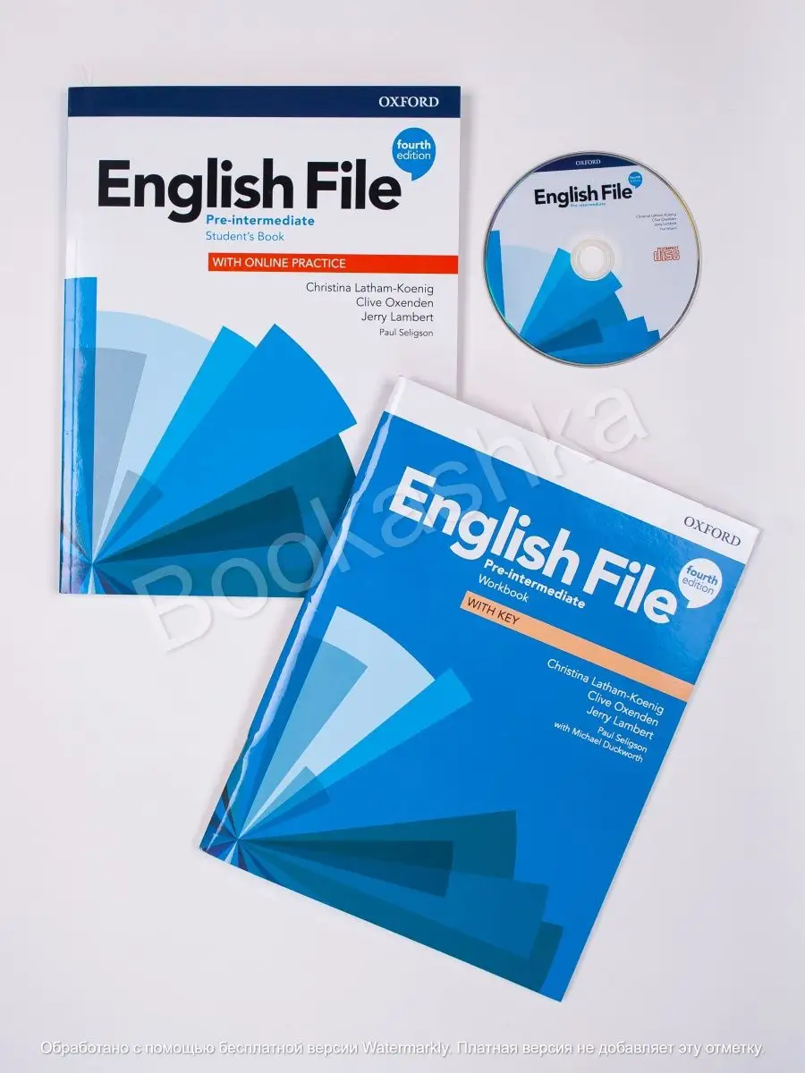 English File Pre-Intermediate,Student`s book+Workbook+CD Oxford купить по  цене 2 214 ₽ в интернет-магазине Wildberries | 163179480