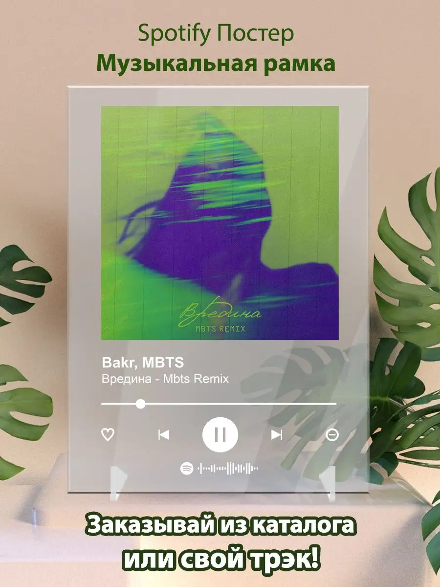 Постер Bakr. Картина Bakr - Вредина Mbts Remix Arthata-spotify постер  Спотифай постер купить по цене 434 ₽ в интернет-магазине Wildberries |  163230860