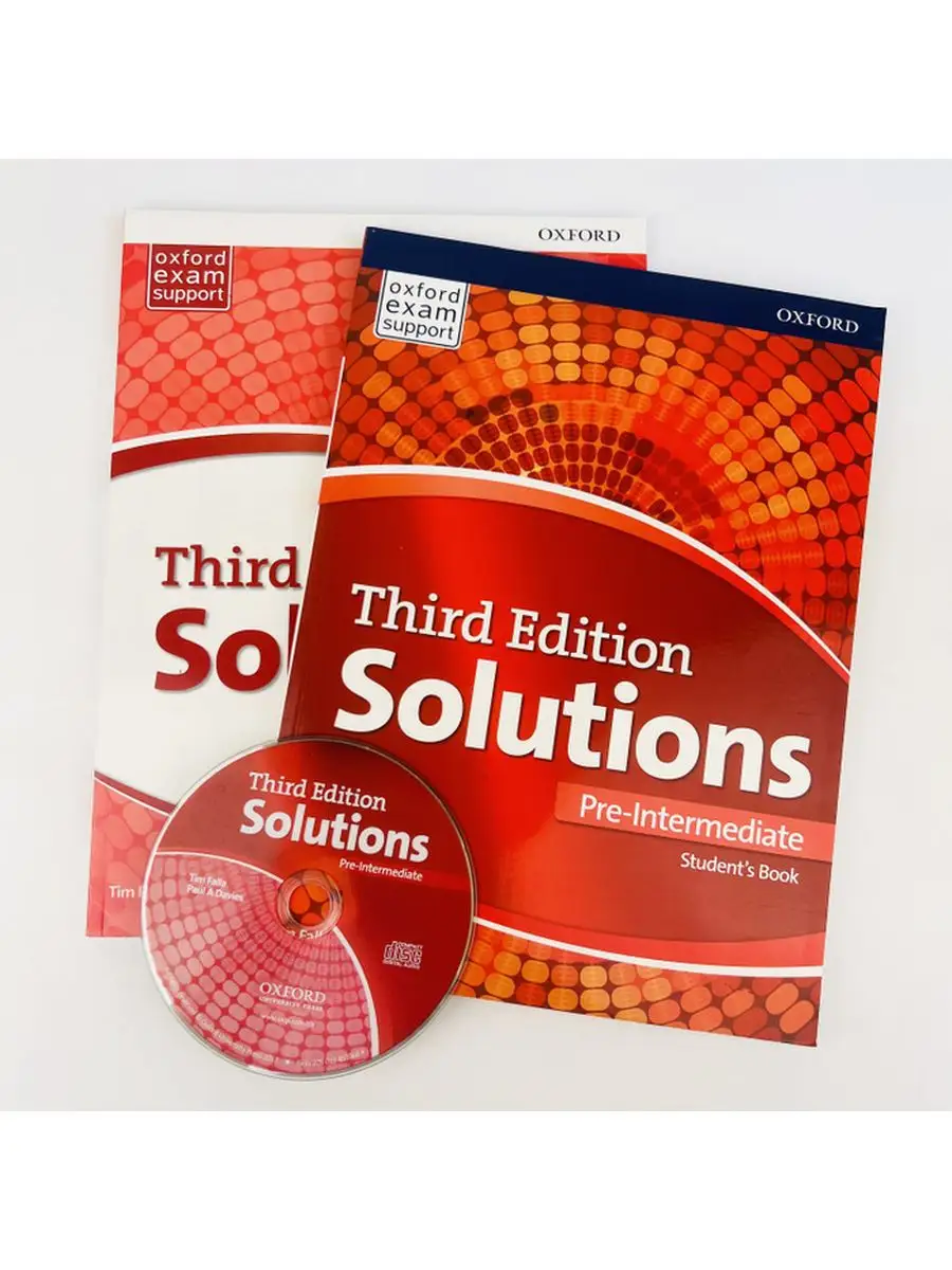 Solutions Pre-Intermediate. Students Book+Workbook+CD