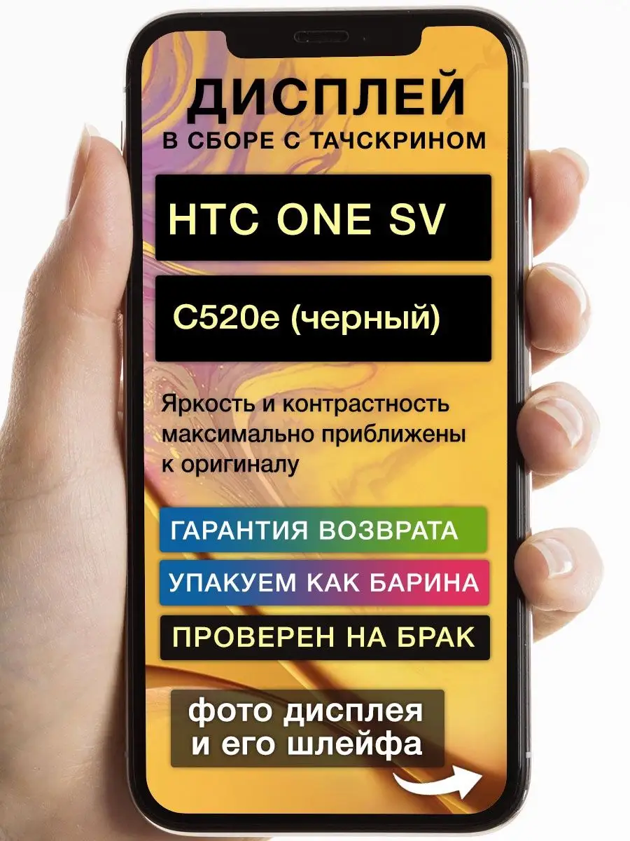 Дисплей на HTC ONE SV C520e черный GoodDisplay купить по цене 39,93 р. в  интернет-магазине Wildberries в Беларуси | 163790039