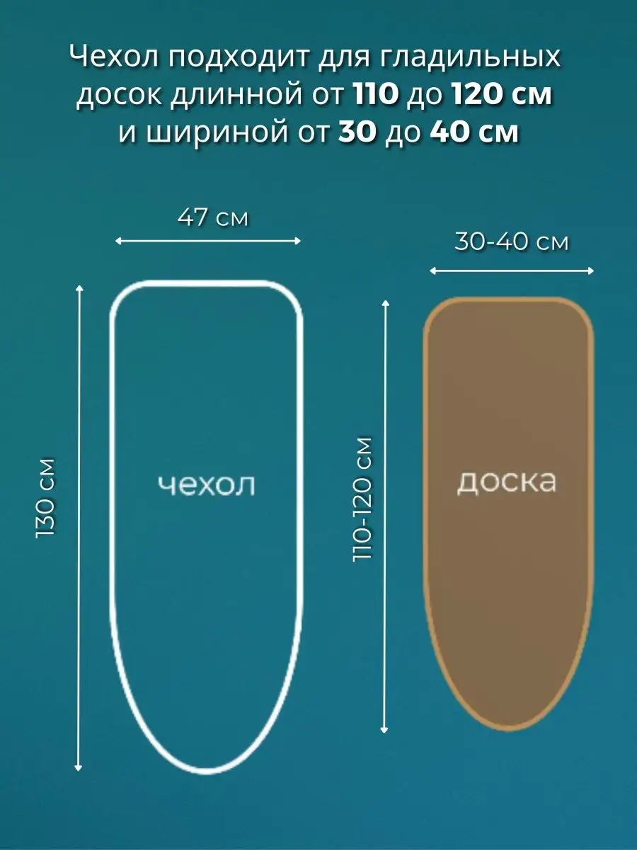 Astoria Home Чехол для гладильной доски универсальный с подкладкой