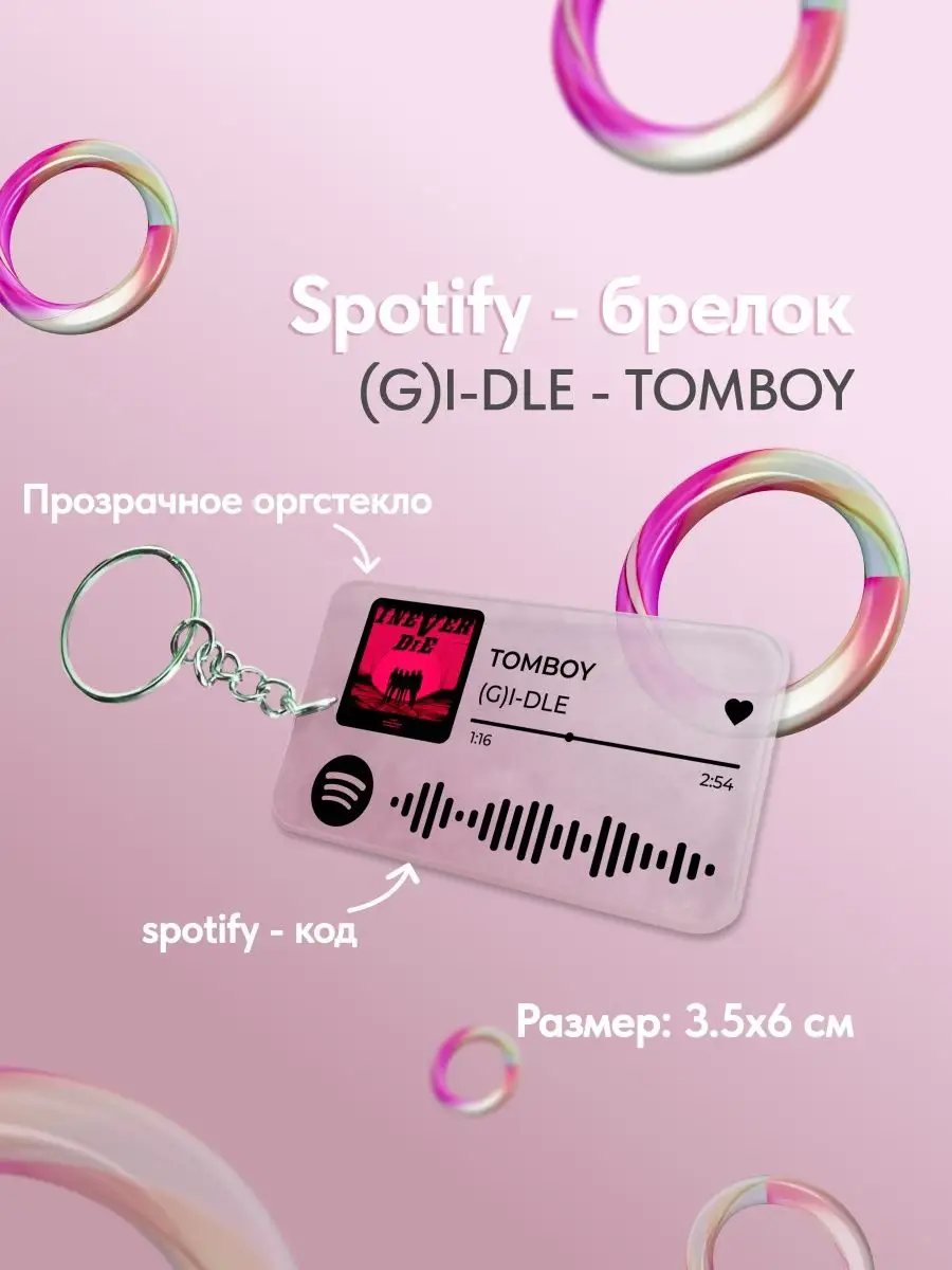 Spotify брелок для ключей (g)i-dle tomboy, джи айдл Spotify-poster.nam  купить по цене 155 ₽ в интернет-магазине Wildberries | 164348165