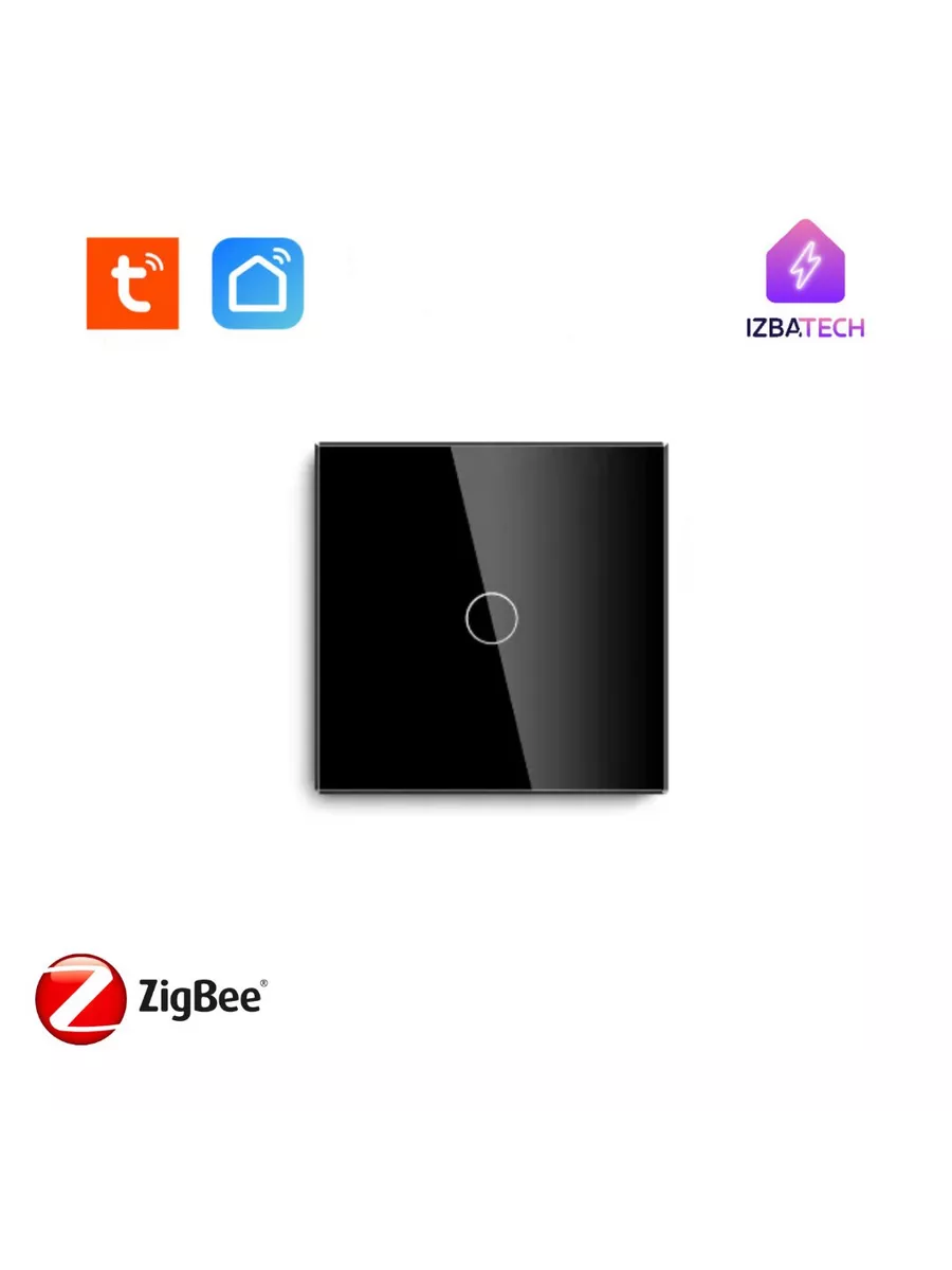 Умный выключатель Zigbee 3.0 для Алисы от Tuya Izba Tech - Умный дом купить  по цене 966 ₽ в интернет-магазине Wildberries | 164585160