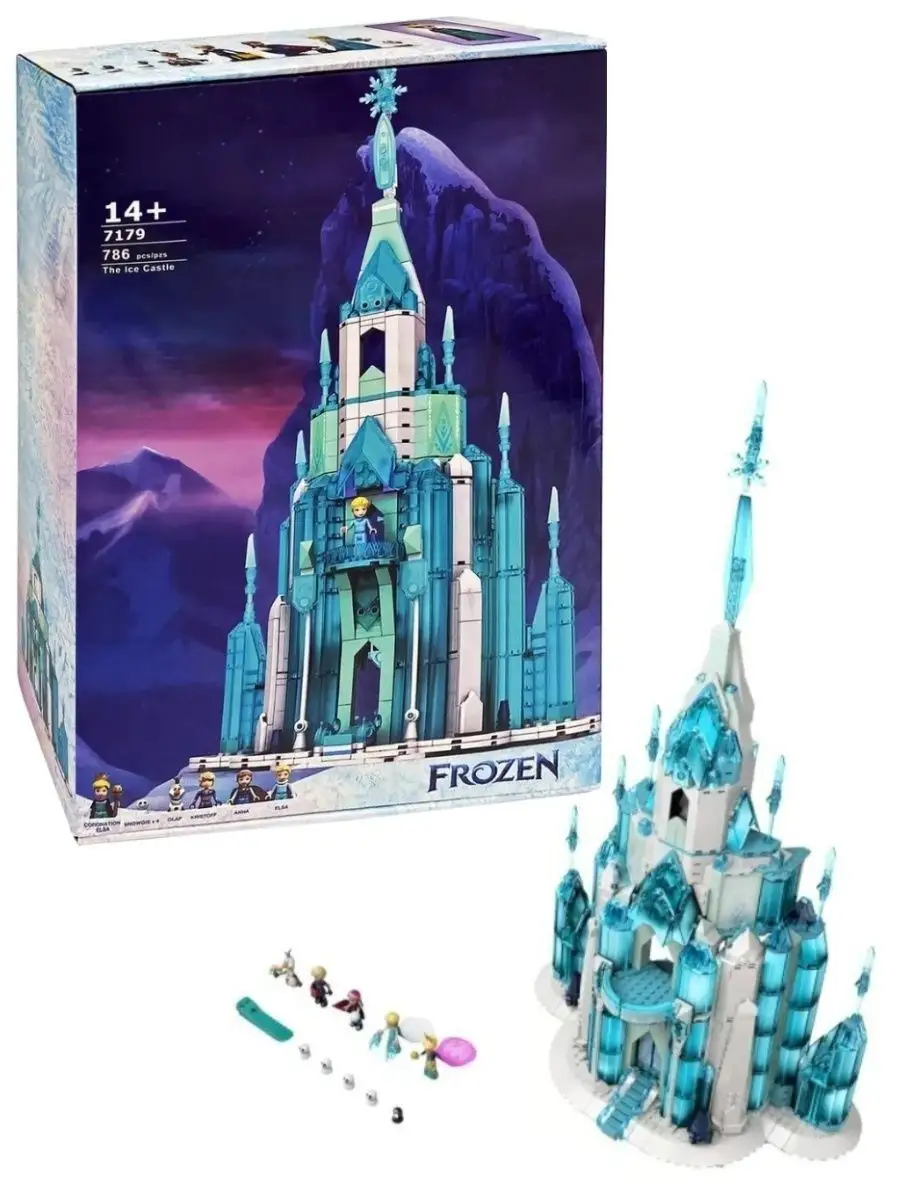 Конструктор Frozen Ледяной замок Эльзы 786 деталей 7179 LEGO купить по цене  106,14 р. в интернет-магазине Wildberries в Беларуси | 165057967