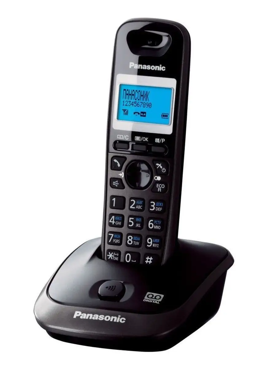 Радиотелефон с автоответчиком DECT KX-TG 2521 RUT Panasonic купить по цене  4 756 ₽ в интернет-магазине Wildberries | 165138627