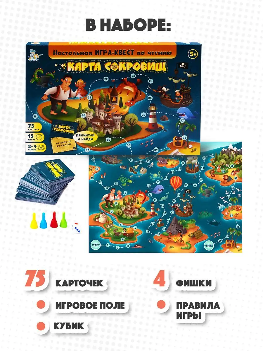 Настольная игра ходилка квест для детей 